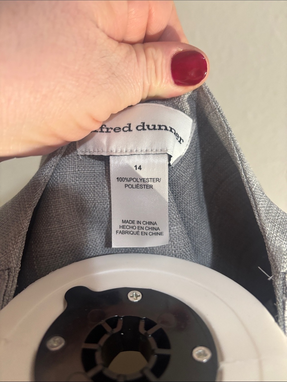 Alfred Dunner Gray Textured Open-Front Jacket - Picture 4 of 12